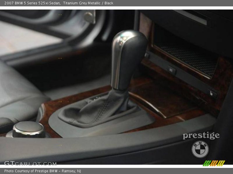 Titanium Grey Metallic / Black 2007 BMW 5 Series 525xi Sedan