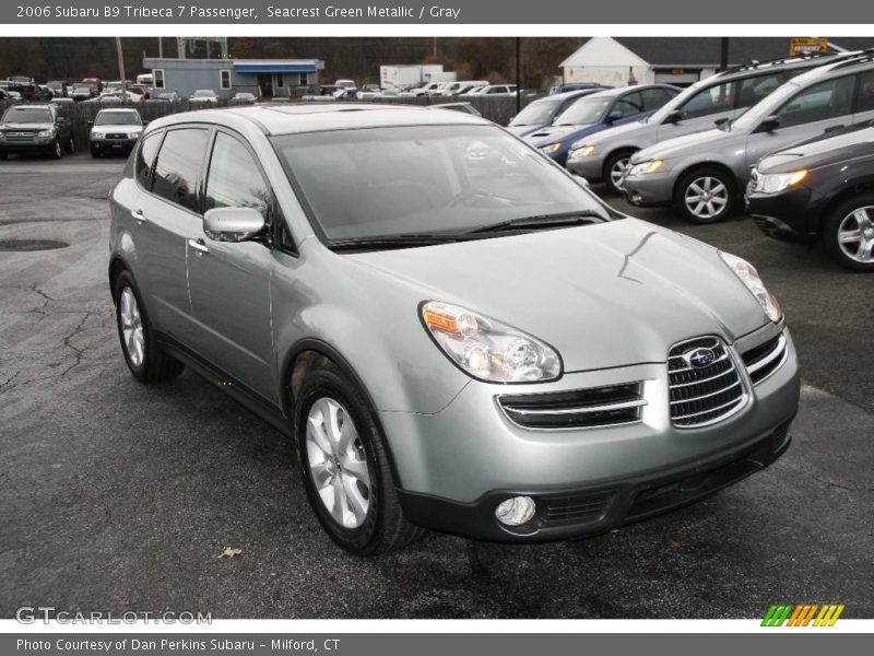 Seacrest Green Metallic / Gray 2006 Subaru B9 Tribeca 7 Passenger
