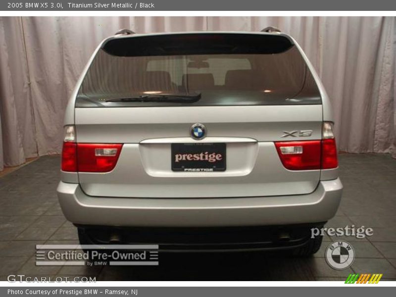 Titanium Silver Metallic / Black 2005 BMW X5 3.0i