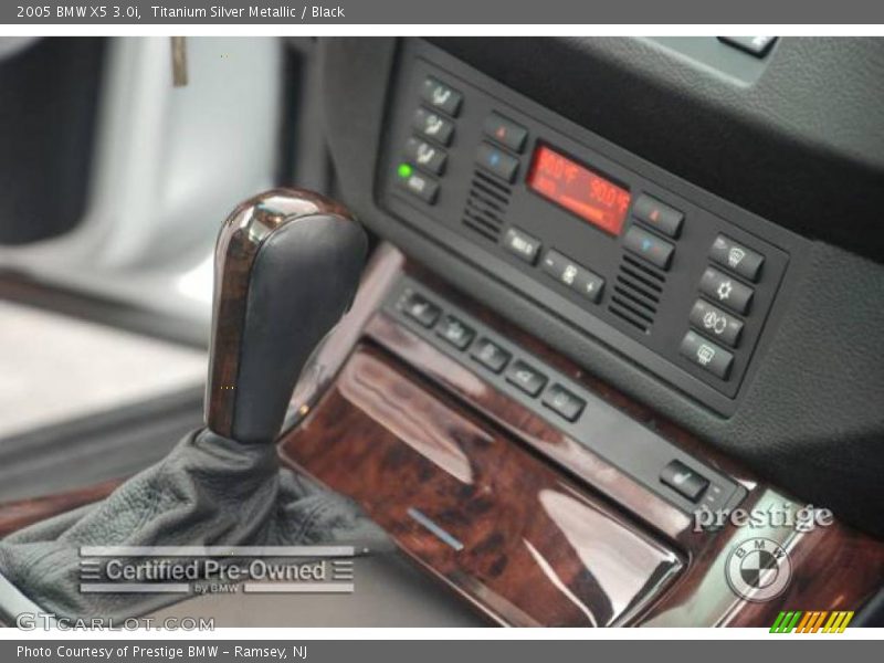 Titanium Silver Metallic / Black 2005 BMW X5 3.0i