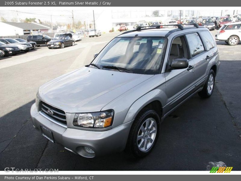 Platinum Silver Metallic / Gray 2005 Subaru Forester 2.5 XS