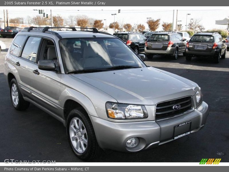 Platinum Silver Metallic / Gray 2005 Subaru Forester 2.5 XS