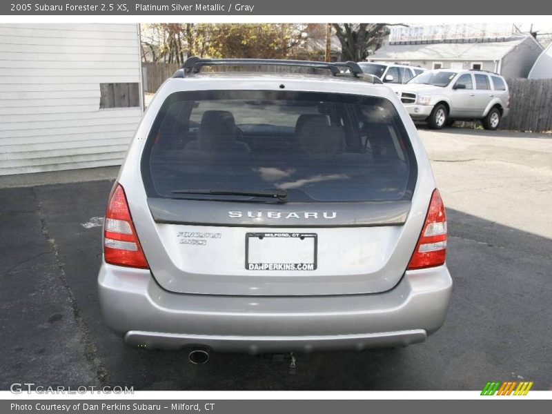 Platinum Silver Metallic / Gray 2005 Subaru Forester 2.5 XS
