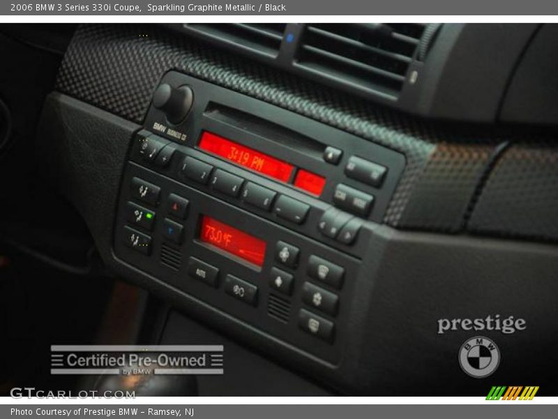Sparkling Graphite Metallic / Black 2006 BMW 3 Series 330i Coupe