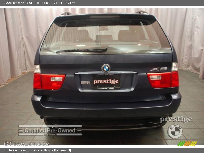 Toledo Blue Metallic / Grey 2006 BMW X5 3.0i
