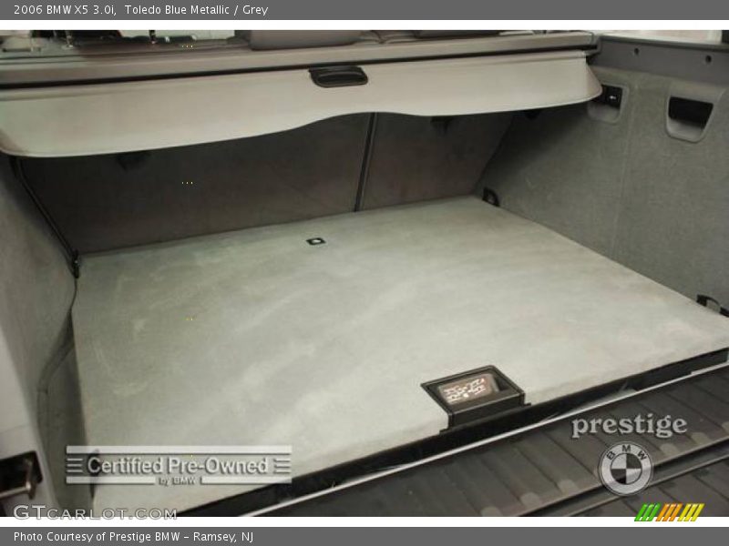 Toledo Blue Metallic / Grey 2006 BMW X5 3.0i