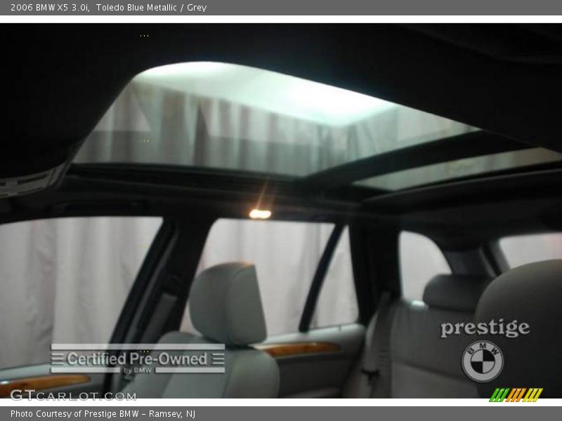 Toledo Blue Metallic / Grey 2006 BMW X5 3.0i