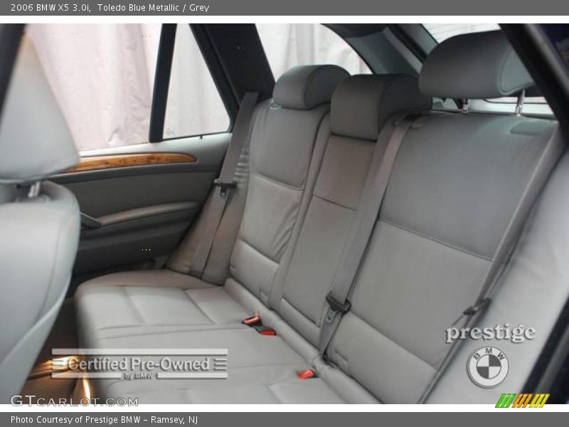 Toledo Blue Metallic / Grey 2006 BMW X5 3.0i