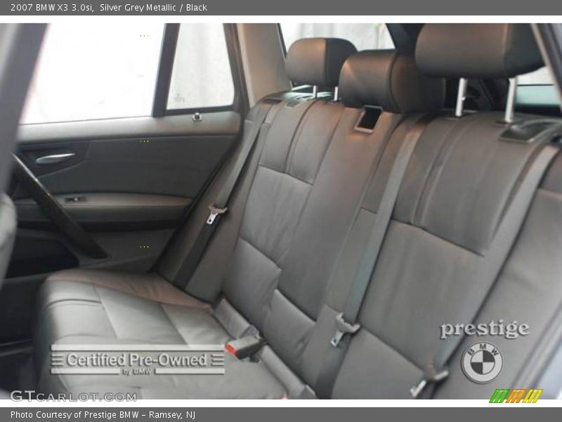 Silver Grey Metallic / Black 2007 BMW X3 3.0si