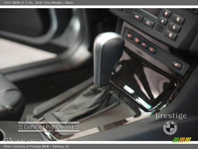 Silver Grey Metallic / Black 2007 BMW X3 3.0si