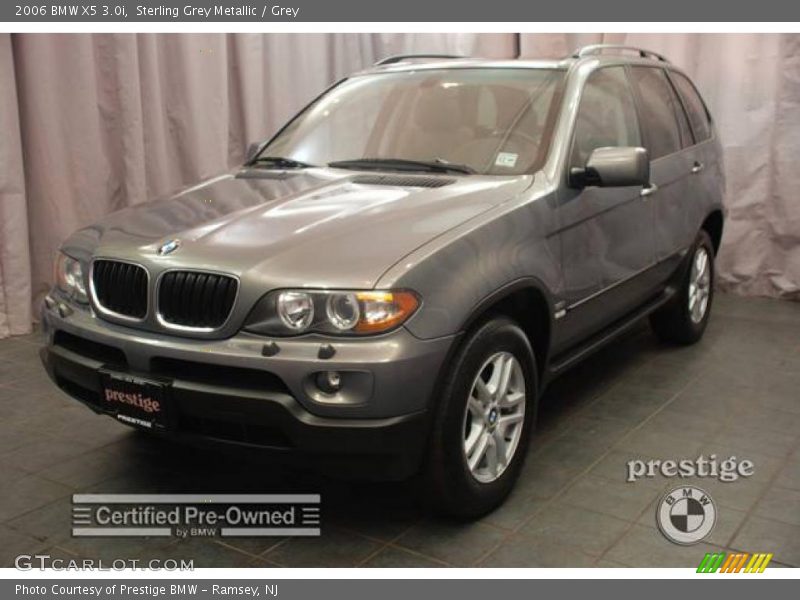 Sterling Grey Metallic / Grey 2006 BMW X5 3.0i