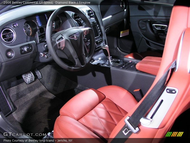 Diamond Black / Fireglow 2008 Bentley Continental GT Speed