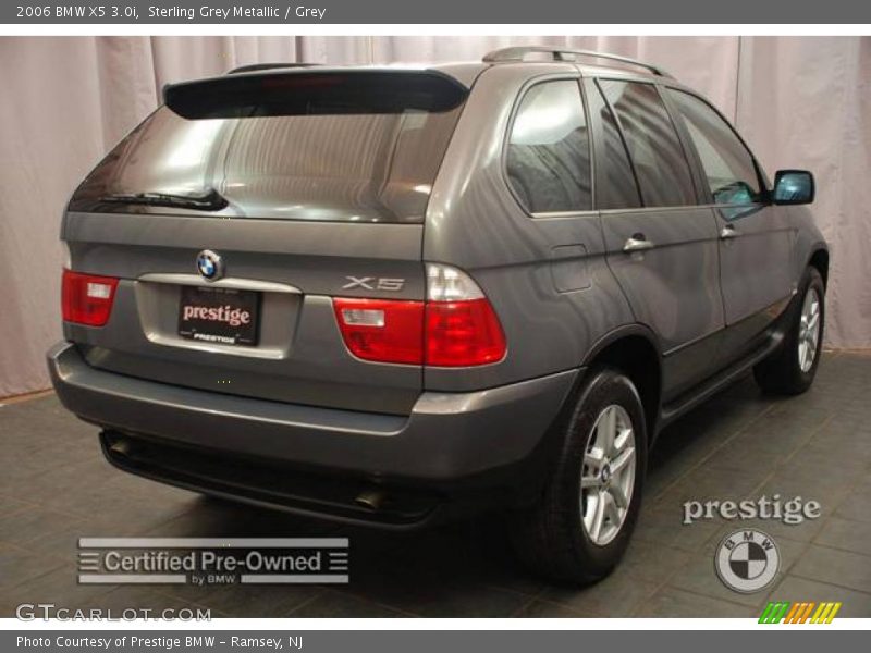 Sterling Grey Metallic / Grey 2006 BMW X5 3.0i
