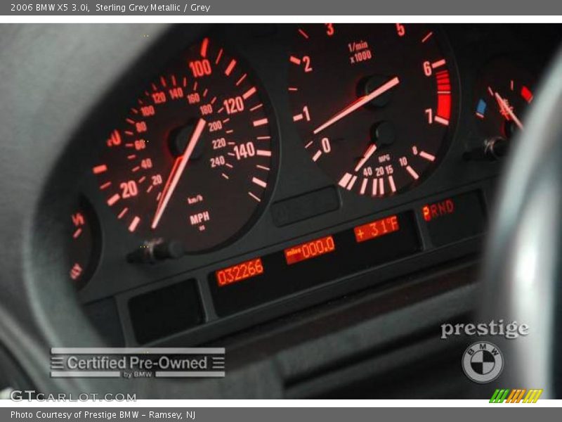 Sterling Grey Metallic / Grey 2006 BMW X5 3.0i