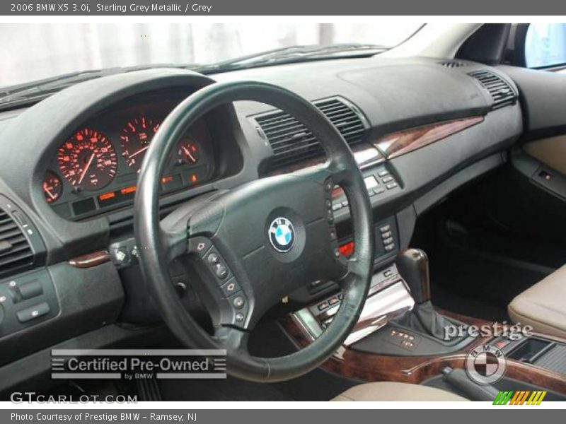 Sterling Grey Metallic / Grey 2006 BMW X5 3.0i