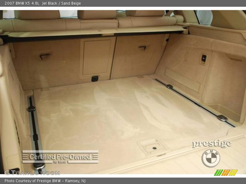 Jet Black / Sand Beige 2007 BMW X5 4.8i