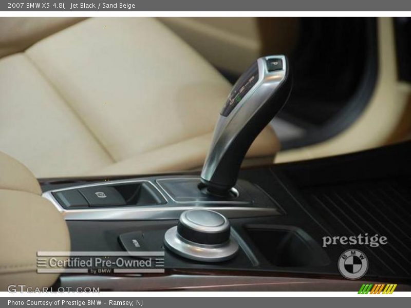 Jet Black / Sand Beige 2007 BMW X5 4.8i