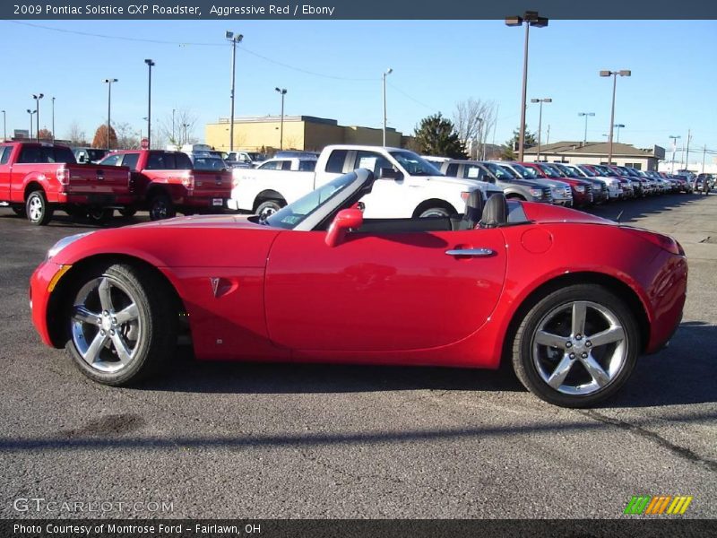 Aggressive Red / Ebony 2009 Pontiac Solstice GXP Roadster