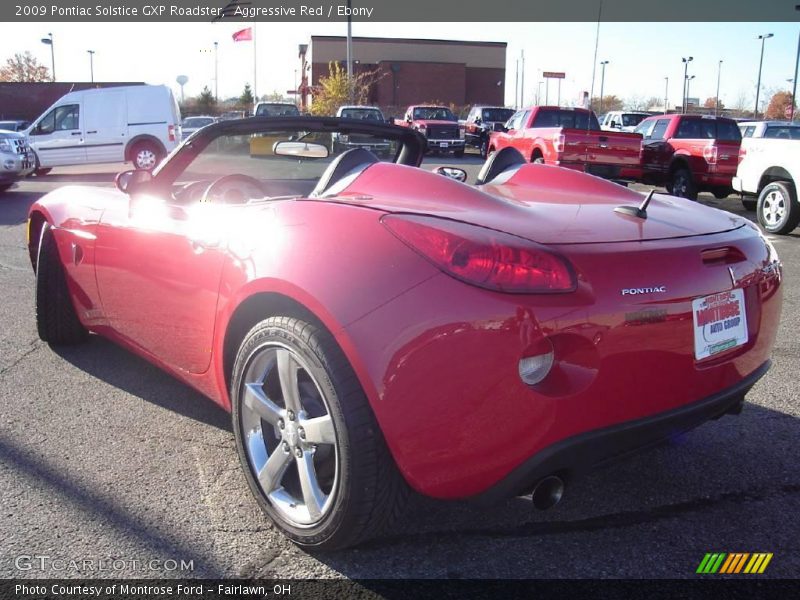 Aggressive Red / Ebony 2009 Pontiac Solstice GXP Roadster