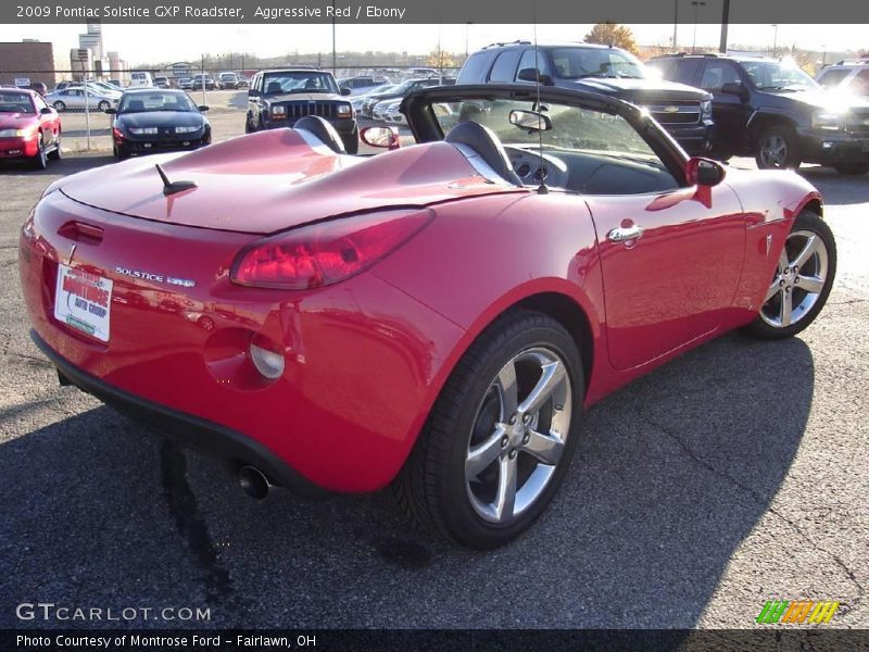 Aggressive Red / Ebony 2009 Pontiac Solstice GXP Roadster