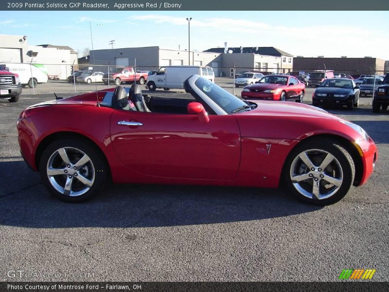 Aggressive Red / Ebony 2009 Pontiac Solstice GXP Roadster