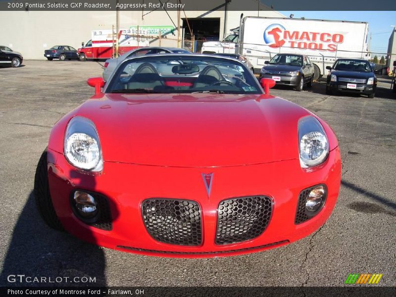 Aggressive Red / Ebony 2009 Pontiac Solstice GXP Roadster