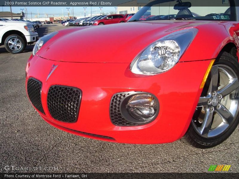 Aggressive Red / Ebony 2009 Pontiac Solstice GXP Roadster