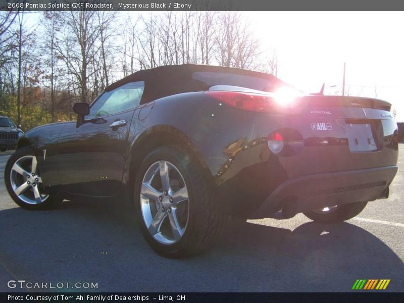 Mysterious Black / Ebony 2008 Pontiac Solstice GXP Roadster