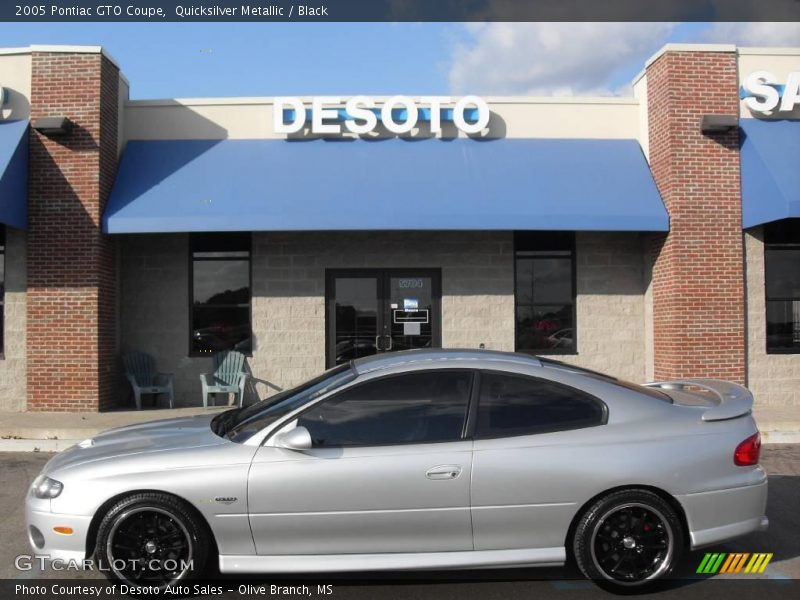 Quicksilver Metallic / Black 2005 Pontiac GTO Coupe