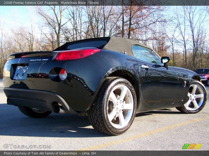 Mysterious Black / Ebony 2008 Pontiac Solstice GXP Roadster