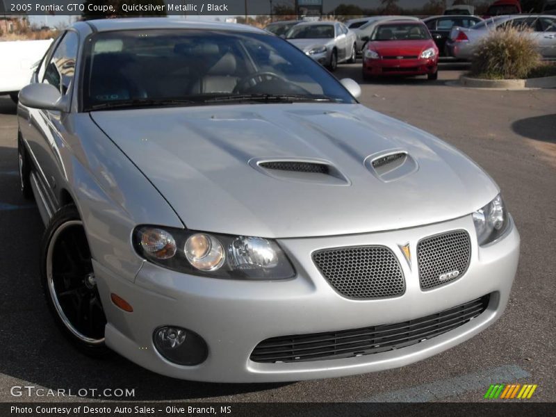 Quicksilver Metallic / Black 2005 Pontiac GTO Coupe