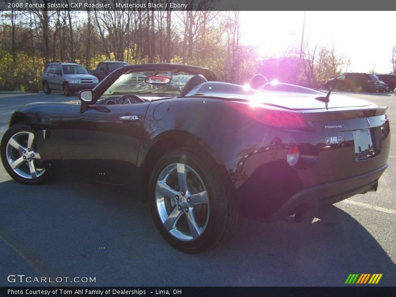 Mysterious Black / Ebony 2008 Pontiac Solstice GXP Roadster