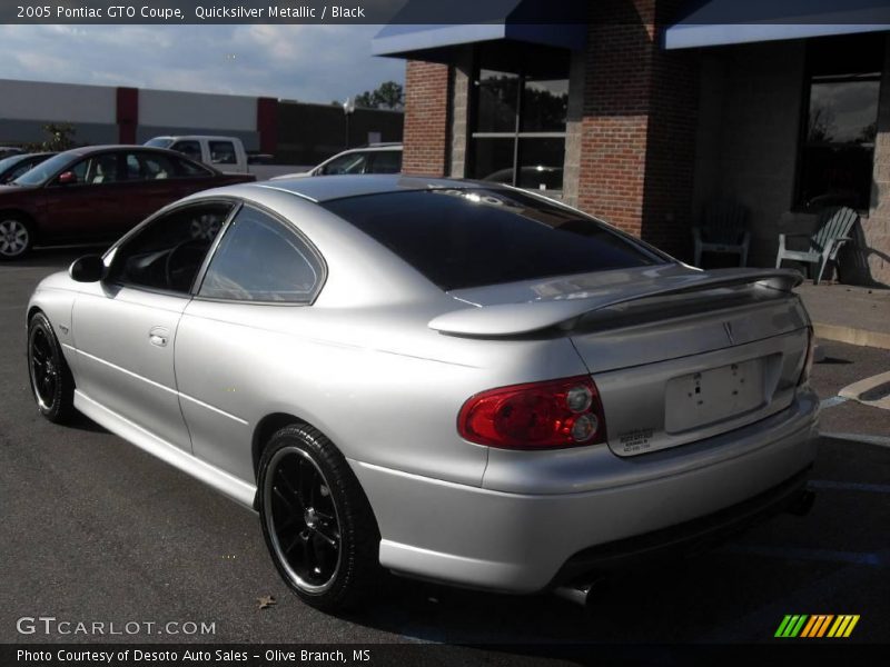 Quicksilver Metallic / Black 2005 Pontiac GTO Coupe