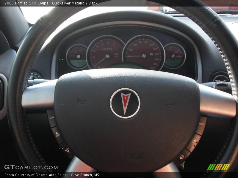 Quicksilver Metallic / Black 2005 Pontiac GTO Coupe