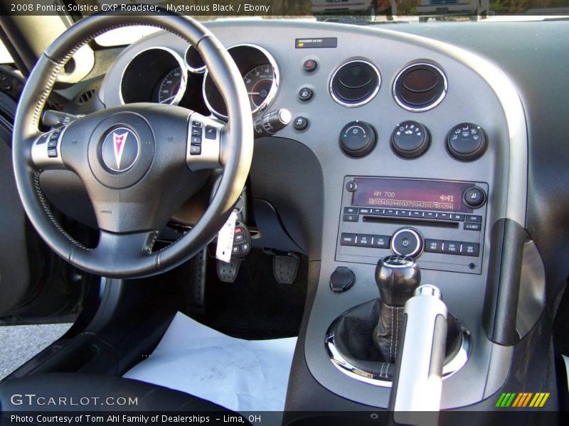Mysterious Black / Ebony 2008 Pontiac Solstice GXP Roadster