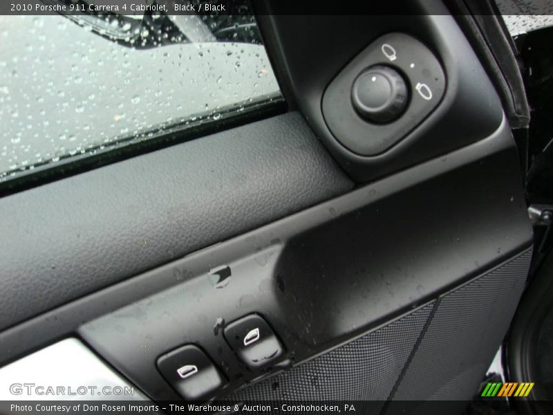 Black / Black 2010 Porsche 911 Carrera 4 Cabriolet