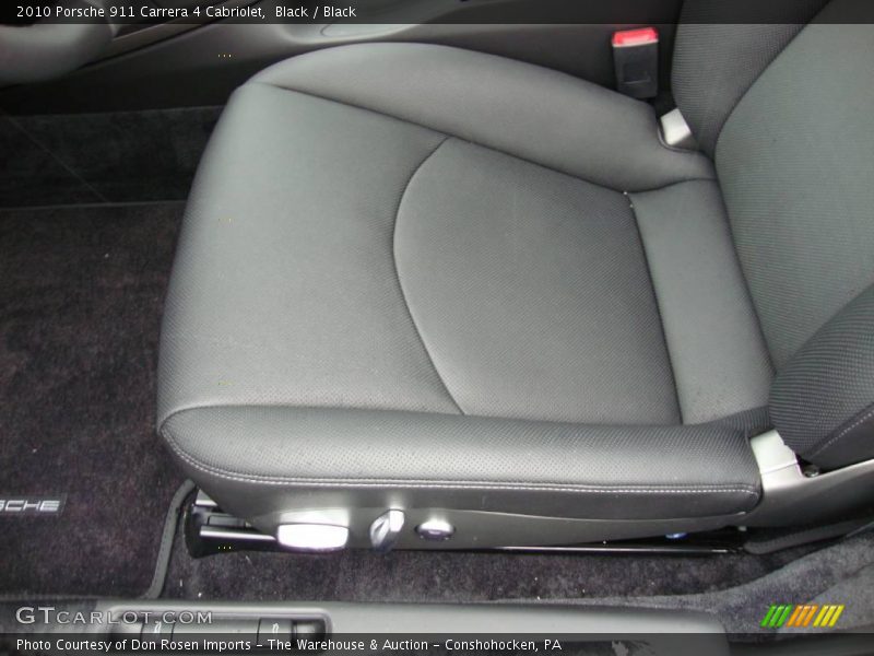 Black / Black 2010 Porsche 911 Carrera 4 Cabriolet