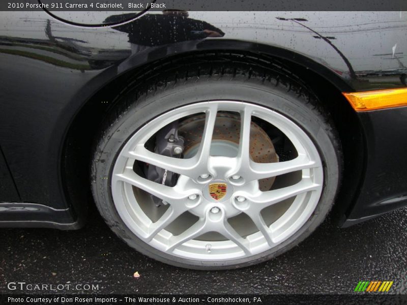 Black / Black 2010 Porsche 911 Carrera 4 Cabriolet