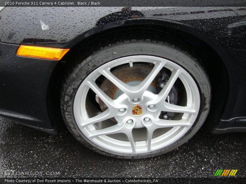 Black / Black 2010 Porsche 911 Carrera 4 Cabriolet