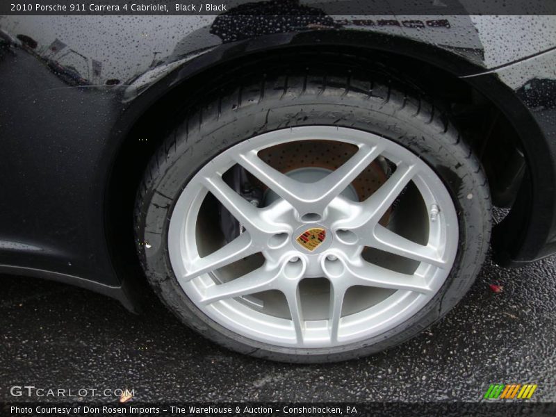 Black / Black 2010 Porsche 911 Carrera 4 Cabriolet