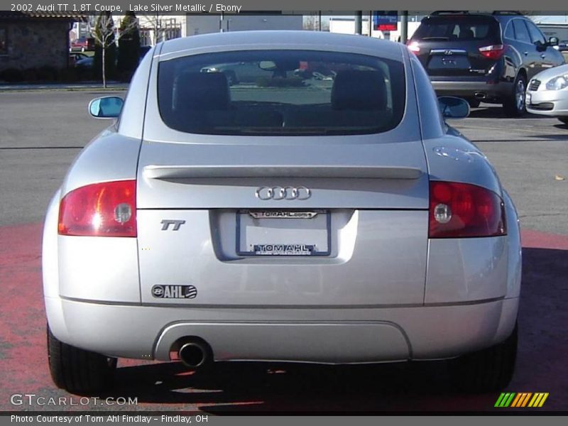 Lake Silver Metallic / Ebony 2002 Audi TT 1.8T Coupe