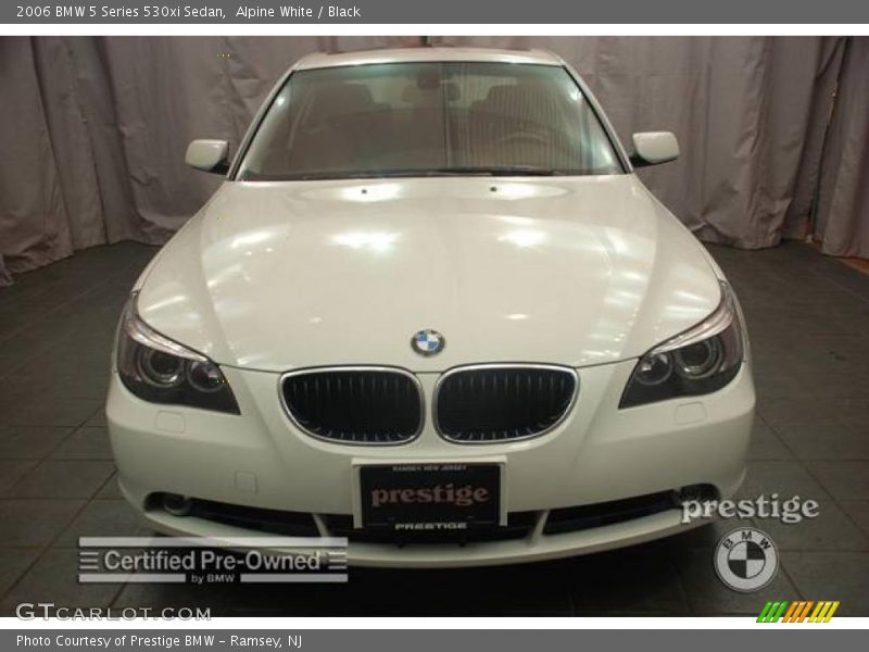 Alpine White / Black 2006 BMW 5 Series 530xi Sedan