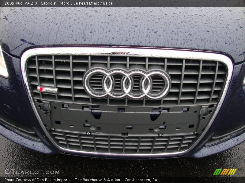 Moro Blue Pearl Effect / Beige 2009 Audi A4 2.0T Cabriolet