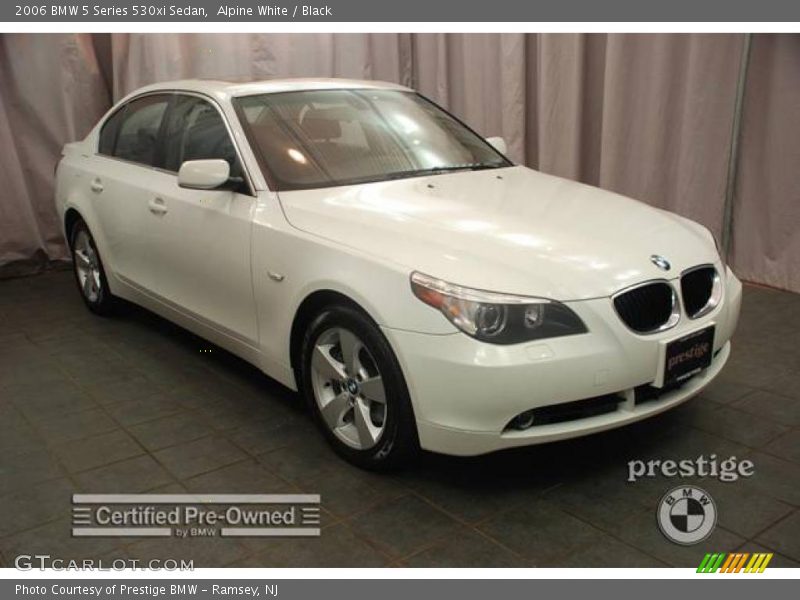 Alpine White / Black 2006 BMW 5 Series 530xi Sedan