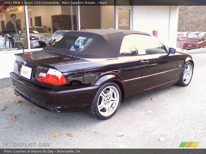 Black Sapphire Metallic / Black 2001 BMW 3 Series 330i Convertible