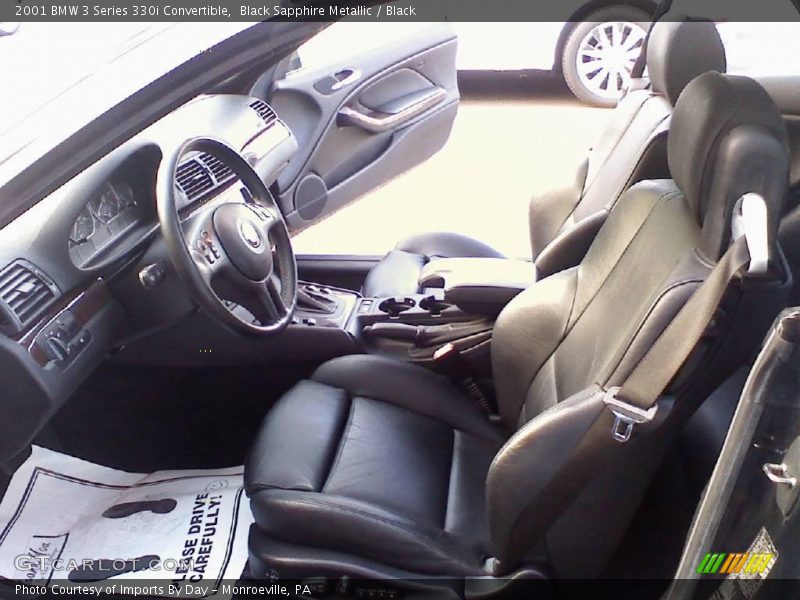 Black Sapphire Metallic / Black 2001 BMW 3 Series 330i Convertible
