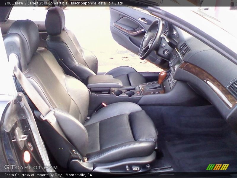 Black Sapphire Metallic / Black 2001 BMW 3 Series 330i Convertible