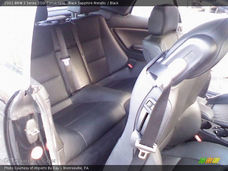 Black Sapphire Metallic / Black 2001 BMW 3 Series 330i Convertible