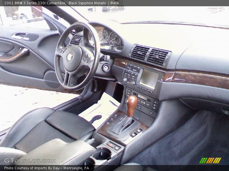 Black Sapphire Metallic / Black 2001 BMW 3 Series 330i Convertible