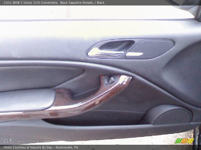 Black Sapphire Metallic / Black 2001 BMW 3 Series 330i Convertible
